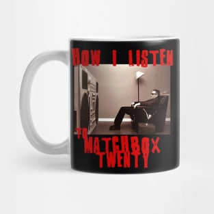 to listen matchbox Mug